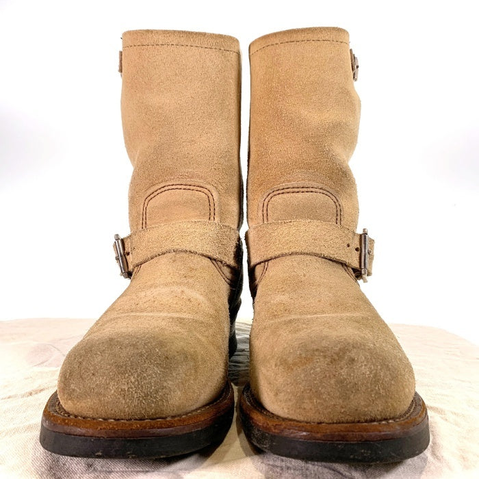 RED WING レッドウィング 8268 スウェード エンジニアブーツ ベージュ 2010年製造 Size 8D (26cm) 福生店