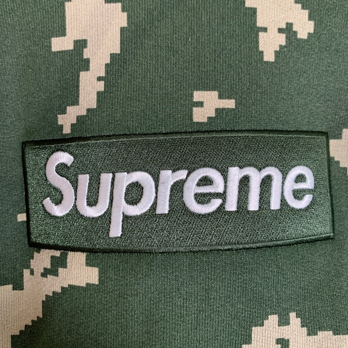 SUPREME シュプリーム 21AW Box Logo Hooded Sweatshirt ボックスロゴ プルオーバースウェットパーカー ロシアンカモ オリーブ Size S 福生店