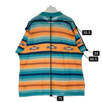 POLO RALPH LAUREN ポロラルフローレン リネン シルク混 ポロシャツ ネイティブ ボーダー ターコイズ sizeXXL 瑞穂店