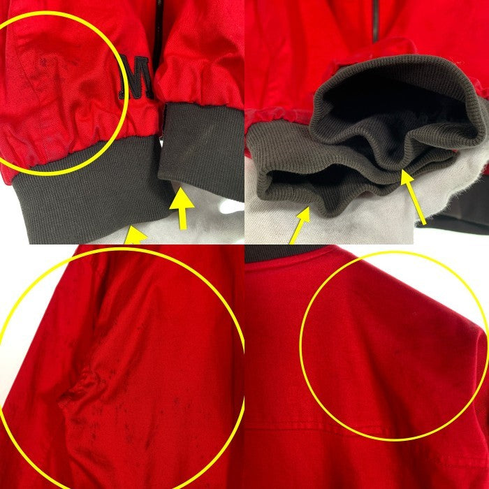 90's Marlboro Reversible Jacket マルボロ リバーシブルジャケット ブラック レッド ロゴワッペン Size XL 福生店