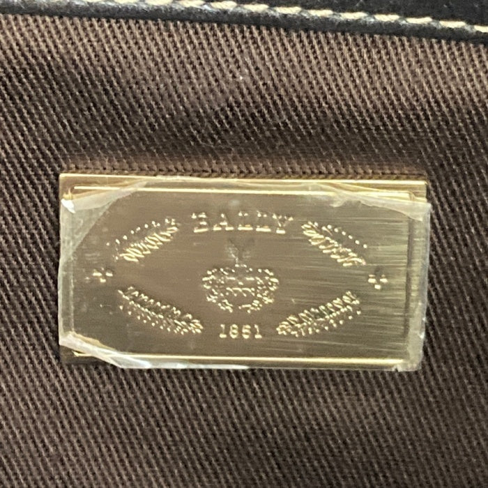 BALLY バリー モノグラム Bロゴ レザー キャンバス ショルダー