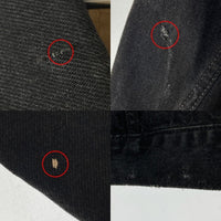 Levi's リーバイス 70507-4159 USA製 90's 後染め ブラックデニム トラッカージャケット Gジャン ブラック sizeL 瑞穂店