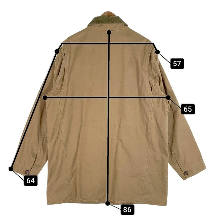 00's GAP ギャップ フィールドコート ジャケット 襟コーデュロイ ベージュ オールド Size XL 福生店