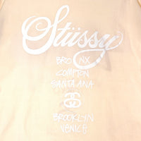 STUSSY ステューシー メキシコ製 ワールドツアー Tシャツ ピンク sizeXL 瑞穂店