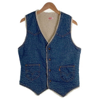 70's 80`s Levi`s リーバイス オレンジタブ ボア デニム ベスト ライトブルー 60607 0213 Size M 福生店