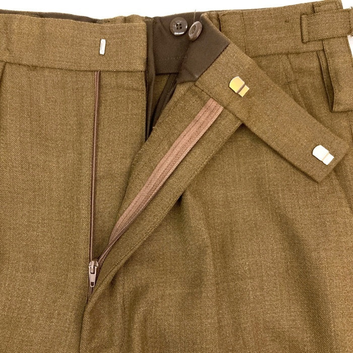 イギリス軍 TROUSERS MANS BARRACK DRESS No.2 ドレスパンツ ブラウン size84/80/96 瑞穂店