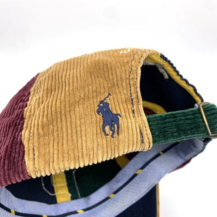 POLO RALPH LAUREN ポロ ラルフローレン コーデュロイ キャップ マルチカラー 福生店