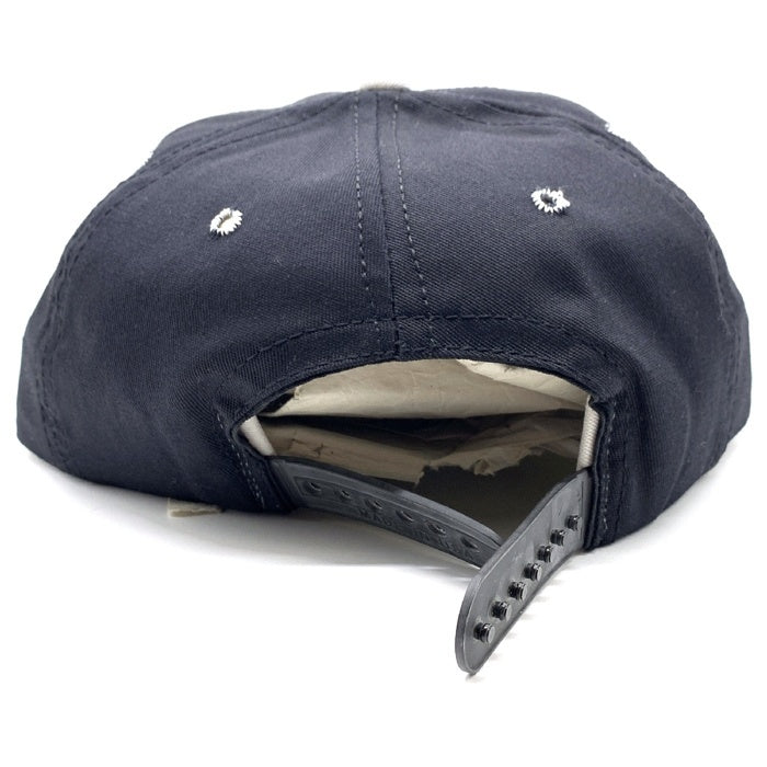 90's STUSSY ステューシー CAPZ 8ボール刺繡 6パネルキャップ スナップバック ブラック ホワイト オールド 白タグ USA製 福生店
