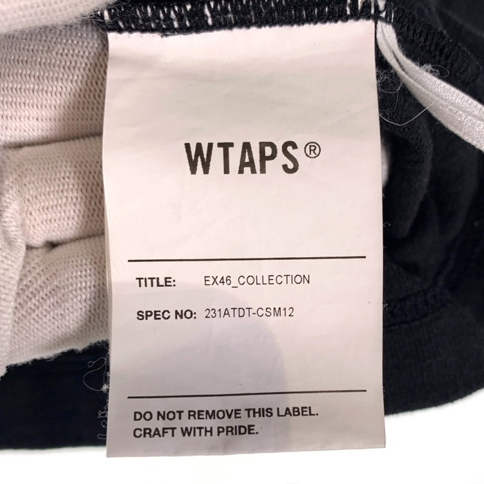 WTAPS ダブルタップス 23SS OBJ 03 LS COTTON. FORTLESS フォートレス ロングスリーブTシャツ ブラック 231ATDT-CSM12 Size 03 福生店