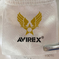 AVIREX アヴィレックス FLYOVER HIGH BOMB BURST バックプリント Tシャツ ホワイト sizeL 瑞穂店