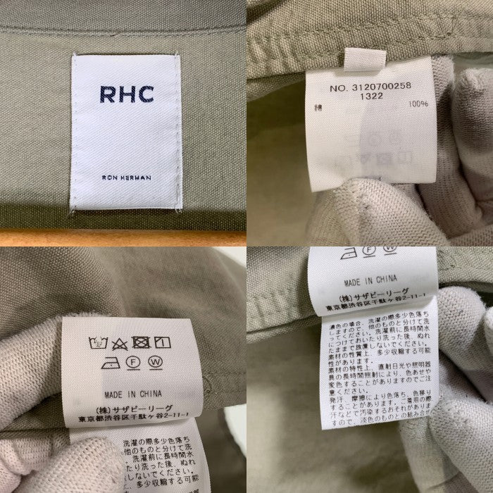 RHC Ron Herman ロンハーマン 半袖シャツ ライトオリーブ 3120700258 1322 Size L 福生店