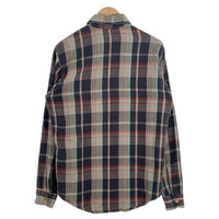80's BIG MAC ビッグマック フランネルチェックシャツ グレー USA製 Size S 福生店