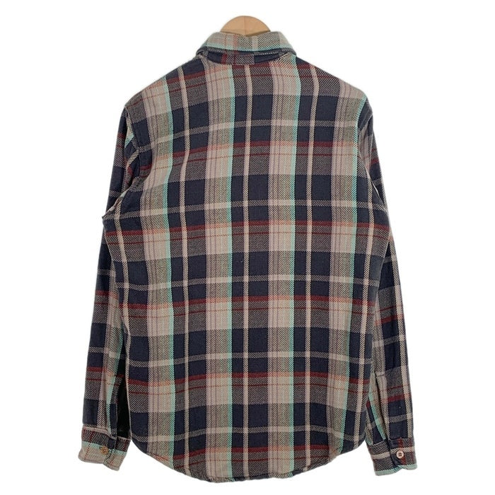 80's BIG MAC ビッグマック フランネルチェックシャツ グレー USA製 Size S 福生店