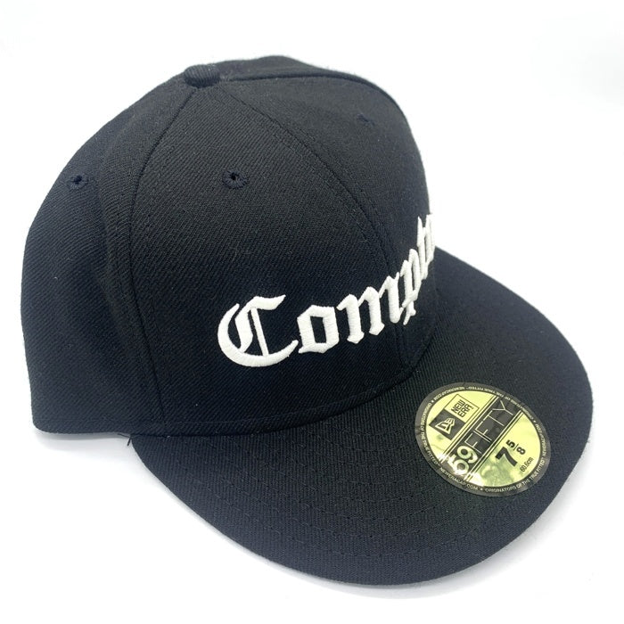 NEW ERA ニューエラ 59FIFTY Compton コンプトン MLBロゴなし  ベースボールキャップ ブラック Size 7 5/8 (60.6cm) 福生店