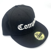 NEW ERA ニューエラ 59FIFTY Compton コンプトン MLBロゴなし  ベースボールキャップ ブラック Size 7 5/8 (60.6cm) 福生店