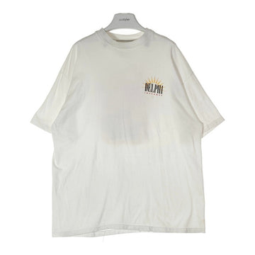 Hanes ヘインズ USA製 90's スーベニア プリント Tシャツ ホワイト sizeXL※所々汚れあり 瑞穂店