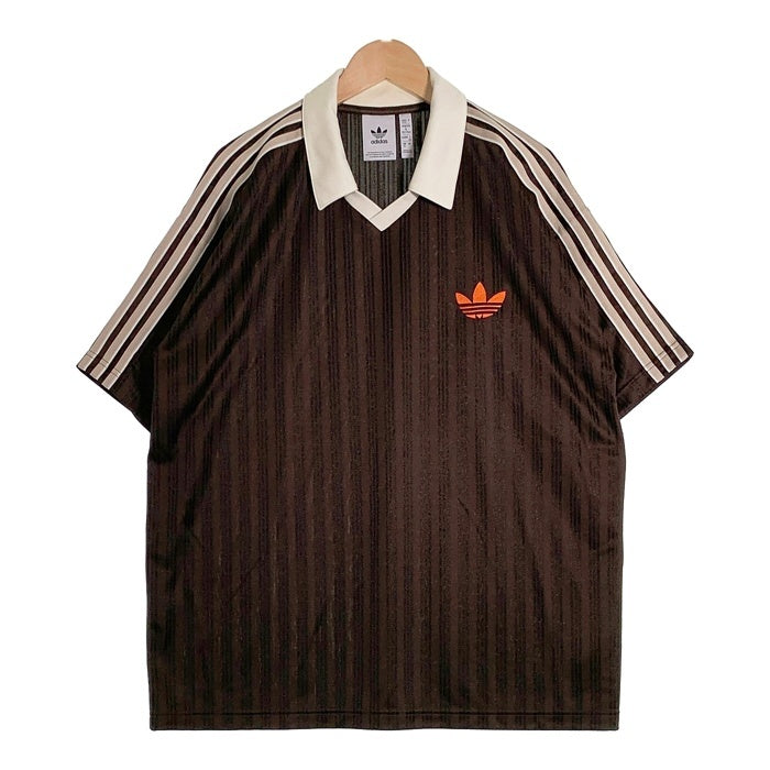adidas アディダス U FOOTBALL JERSEY TEE フットボールジャージ Tシャツ ブラウン JX3851 Size JP 2XL 福生店
