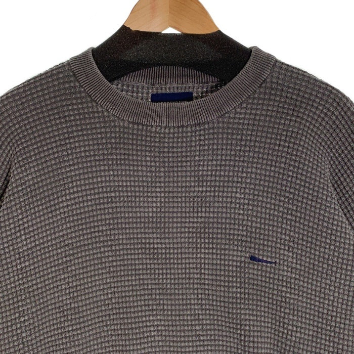DESCENDANT ディセンダント ワッフル サーマルカットソー グレー Size 3 福生店