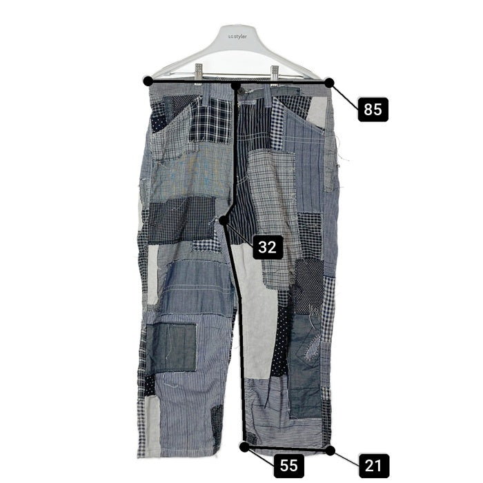JUNYA WATANABE COMME des GARCONS MAN ジュンヤワタナベ コムデギャルソンマン WO-P044 AD2014 異素材 パッチワークパンツ グレー sizeS 瑞穂店