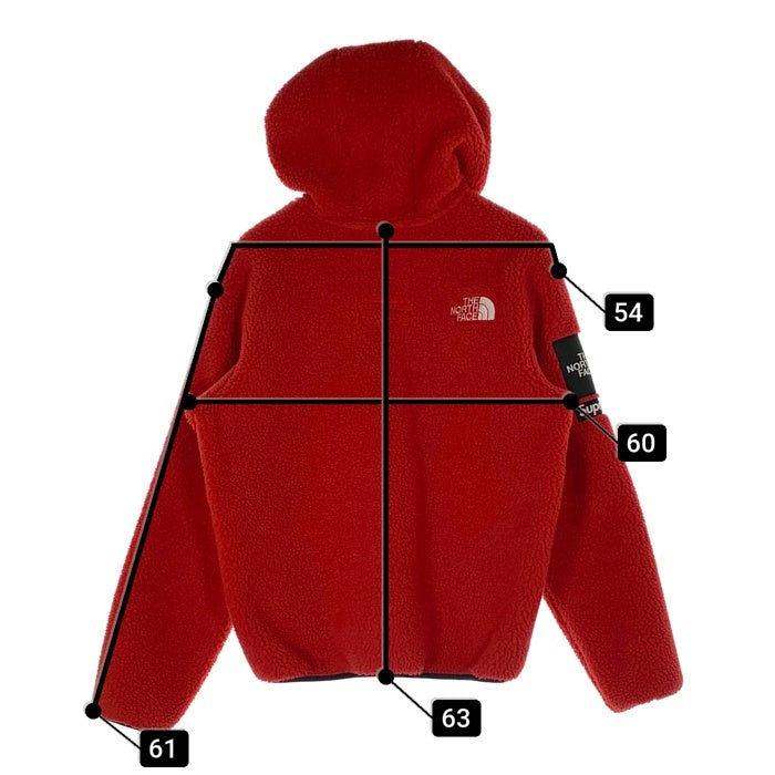 SUPREME シュプリーム 20AW THE NORTH FACE ノースフェイス S Logo Hooded Fleece Jacket Sロゴ フーデッドフリースジャケット レッド NP62004I Size S 福生店