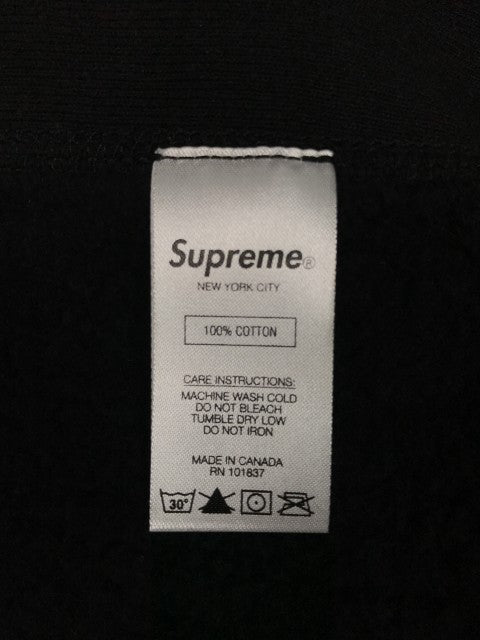 SUPREME シュプリーム 21SS KAWS Chalk Logo Hooded Sweatshirts カウズ チョークロゴ スウェット パーカー ブラック Size L 福生店
