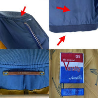 70's 80's Catalina カタリナ Varsity バーシティー ダービージャケット ライトブルー Size 42 福生店