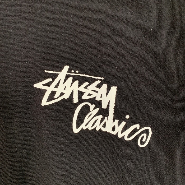 STUSSY ステューシー Classic A GO GO ローマの休日 バックプリント Tシャツ ブラック メキシコ製 Size L 福生店