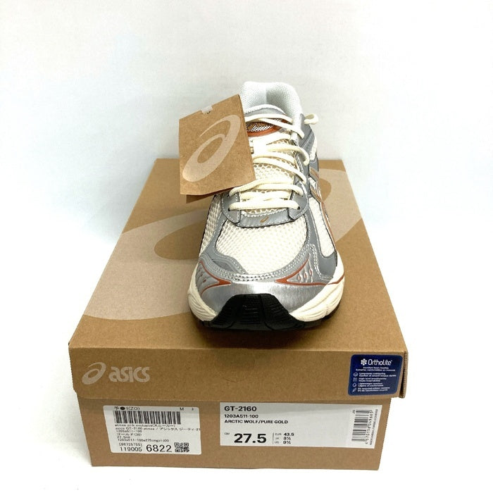 ASICS アシックス ×ATOMOS アトモス GT-2160 MEDALIST メッシュ ローカットスニーカー ゴールド size27.5cm 瑞穂店