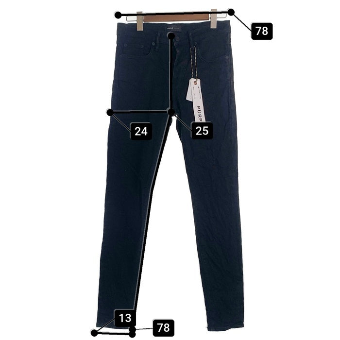 PURPLE BRAND パープルブランド スキニー デニムパンツ ブラック P001 Size 30 福生店