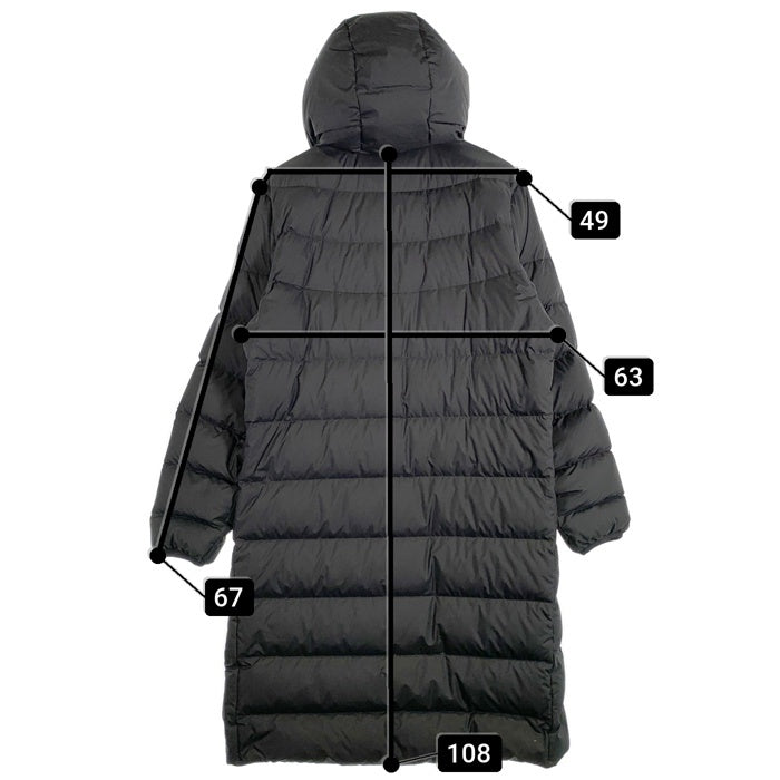 NIKE ナイキ FILL DOWN WINDRUNNER PARKA HOODIE フィルダウン ベンチコート ロング ブラック ポリエステル AA8854-010 Size L 福生店