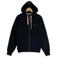 POLO RALPH LAUREN ポロ ラルフローレン フード裏サーマル ジップアップ パーカー フーディー ブラック Size Ｓ 福生店