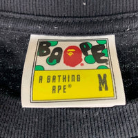 A BATHING APE アベイシングエイプ カモフラージュヘッドプリント Tシャツ ブラック 001TEK801006M Size M 福生店