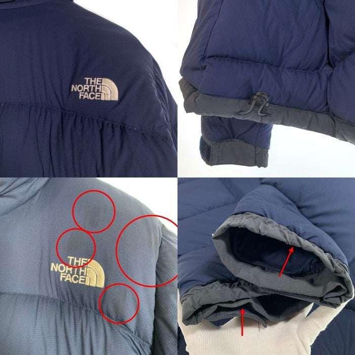 THE NORTH FACE ノースフェイス アコンカグアフーディ ダウンジャケット ネイビー ND91630Z Size M 福生店