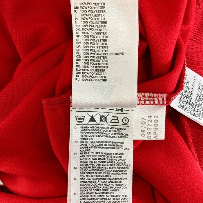 ADIDAS アディダス ACミラン 06/07 トレーニングトップス スウェットシャツ レッド sizeXO 瑞穂店
