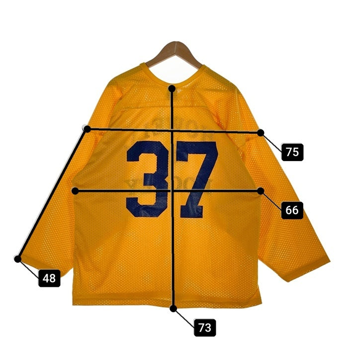 90's HOWELL HOCKEY ハウエル・バイキングス メッシュ ホッケージャージ イエロー USA製 Size XL 福生店