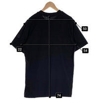 MONCLER モンクレール SS T-SHIRT ロゴ同色プリント Tシャツ ブラック 21年 Size M 福生店