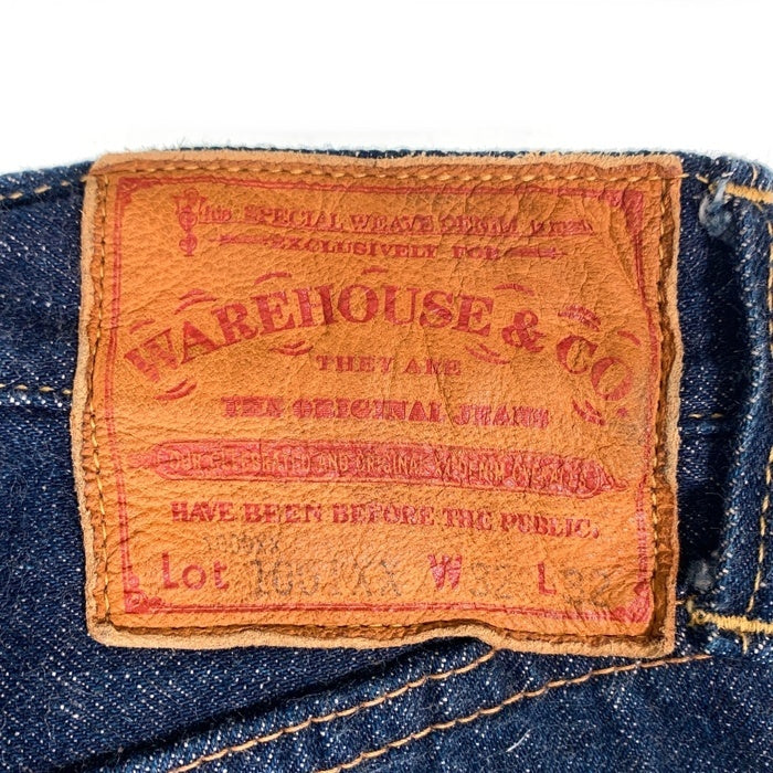 WAREHOUSE ウェアハウス DEAD STOCK BLUE 1947 デッドストック ブルー デニムパンツ 1947モデル インディゴ 1001XX Size W32 L32 福生店