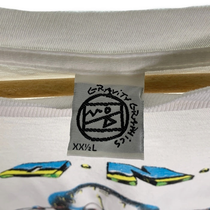 90's LEADERS OF THE NEW SCHOOL リーダーズ・オブ・ザ・ニュースクール プリントTシャツ ホワイト Gravity Graphics USA製 L.O.N.S. Size XX1/2L 福生店