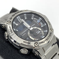 CASIO カシオ G-SHOCK G-STEEL デジアナタフソーラー 腕時計 シルバー ブラック GST-B200 2021年6月購入 福生店