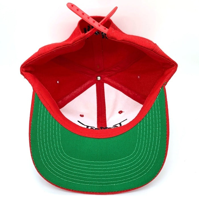 90's TOMMY BOY トミーボーイ BB CAP 刺繡 6パネル ベースボールキャップ スナップバック レッド YOUNGUN 福生店