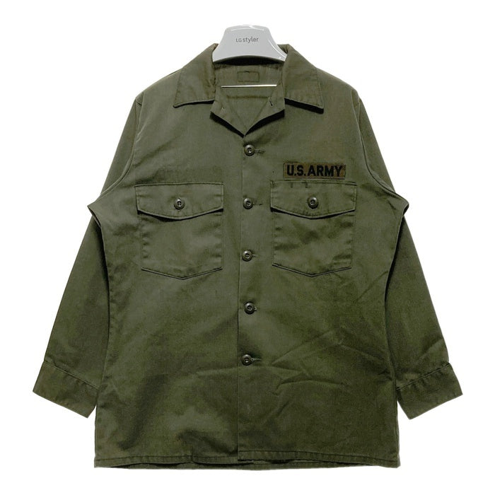 U.S.NAVY ユーティリティーシャツ カーキ size不明 瑞穂店