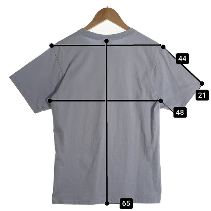 A BATHING APE アベイシングエイプ TEXT CODE CAMO SHARK TEE シャークプリント Tシャツ ライトブルー 001TEJ301018M Size M 福生店