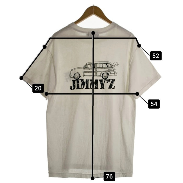 JIMMY'Z ジミーズ ESOW エソウ ムラサキスポーツ 半袖 Tシャツ ホワイト Size L 福生店