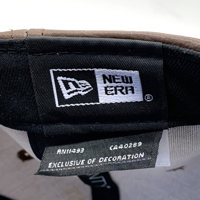 New Era ニューエラ MLB サンディエゴ・パドレス 9FIFTY フェイクレザー ベースボールキャップ ブラウン 福生店