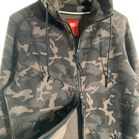 NIKE ナイキ カモフラ テック フリース パーカー ブラック カモ Size S 福生店