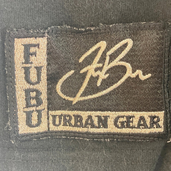 FUBU フブ フロントプリント Tシャツ ブラック sizeXL 瑞穂店