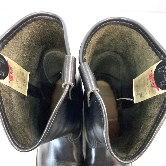 RED WING レッドウィング 8155 PECOS ペコス レザーブーツ ブラック ソフトトゥ 07年 Size 8E (26cm) 瑞穂店