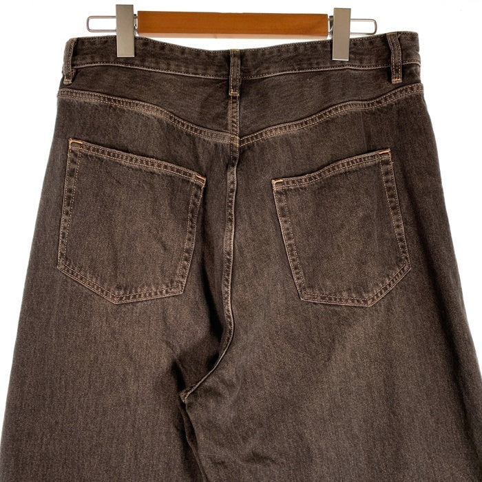 ZARA ザラ バギーフィット デニムパンツ ブラウン Size W34 福生店