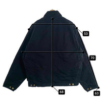 Carhartt WIP カーハートワークインプログレス OG DETROIT JACKET デトロイトジャケット ダック地 内キルティング ブラック I035614.00E Size M 福生店