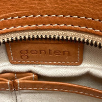 genten ゲンテン トスカ レザーハンドバッグ キャメル 瑞穂店